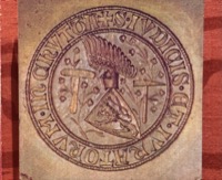 1305 Kutná Hora town seal, reversed