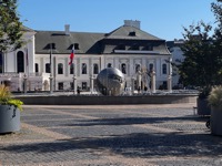 Planet of Peace Fountain at Grassalkovich Palace