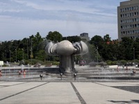 Fontána Družba (Fountain of Union) in Freedom Square