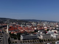 Bratislava old town from “UFO”