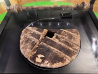 Oldest found wheel with axle