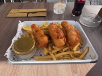 Fish and chips at Pop’s Place